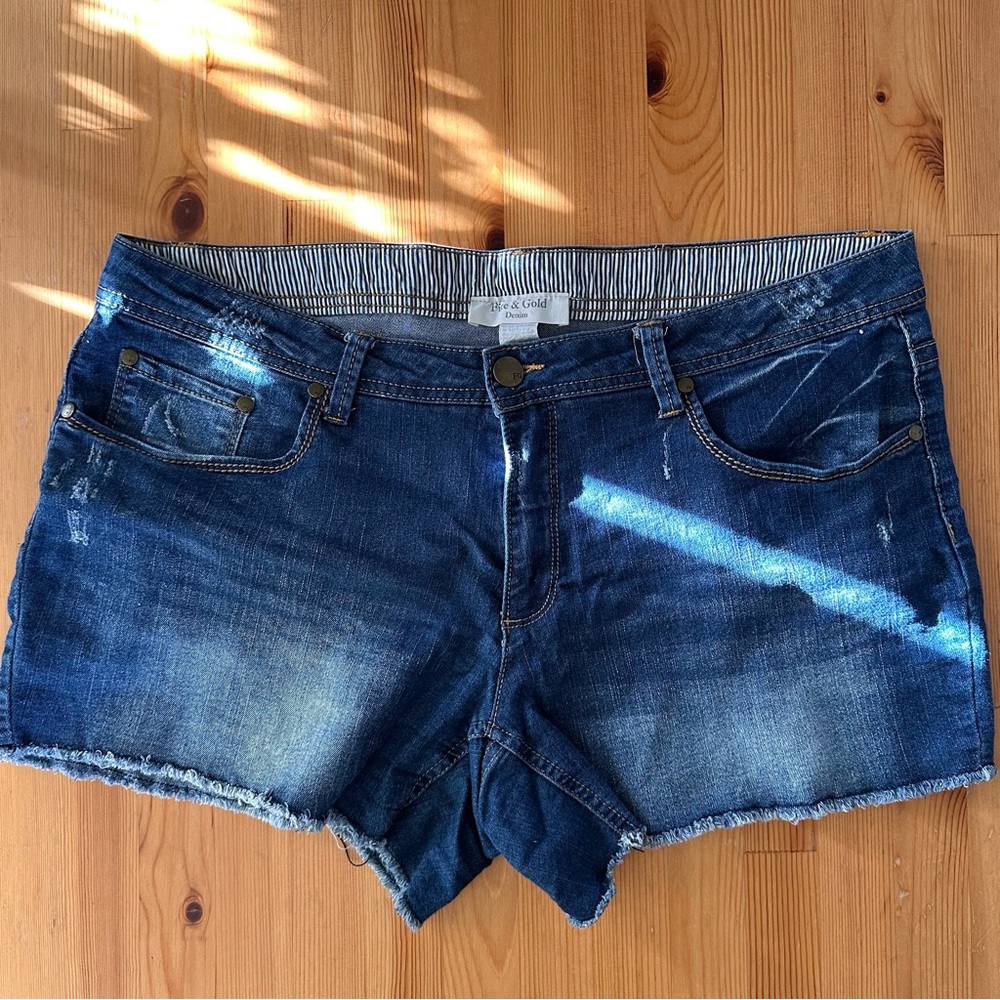 NWOT Fire & Gold Denim Shorts
